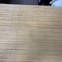 籐のラグ　ちょっと難ありの画像