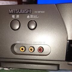 三菱 VHSカセットデッキ Hi-Fi BSビデオの画像