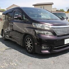 トヨタ　ヴェルファイア2.4Z　H20（2008）　紫