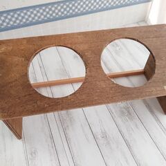 【お取引終了しました】犬、猫 餌台 USED