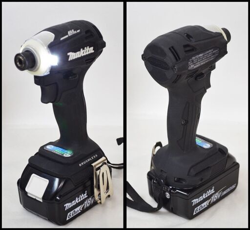 美品 マキタ 18V 6.0Ah TD172DRGX (B) 黒 ブラック インパクトドライバー 6Ah TD172DRGXB