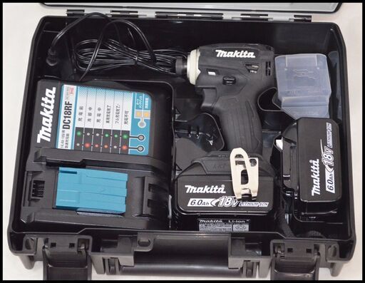 美品 マキタ 18V 6.0Ah TD172DRGX (B) 黒 ブラック インパクトドライバー 6Ah TD172DRGXB
