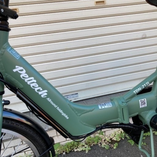 動作品 PELTECH ペルテック 折りたたみ電動アシスト自転車 TDN-212L 6段式