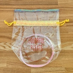 値下げ　ビニール製　コスメポーチの画像