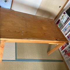 ダイニングテーブル　ニトリ　高め　高さ 72cm　木材