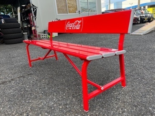 コカコーラ ベンチ（アルミ製）