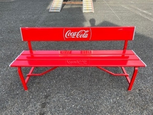 コカコーラ ベンチ（アルミ製）