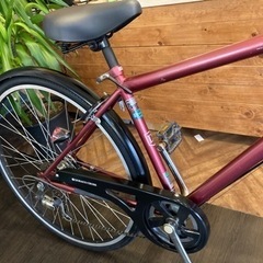 取引き中【SALE！通常価格より¥1000引き！前後タイヤ・チューブ新品！】LEDオートライト　7段変速　27インチ自転車　グリーン　名古屋プレミアム商品券×金鯱マネー参加店舗 取引き中【SALE！通常価格より¥1000引き！前後タイヤ・チューブ新品