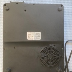 決まりました　アイリスオーヤマ産　卓上IH ヒーター　1400W IHK-T37-B  IH専用鍋、説明書、箱付きの画像