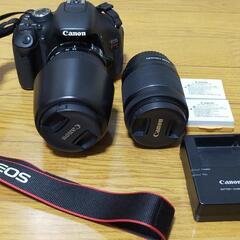Canon EOS kiss x5 ダブルレンズ 16GB SD...