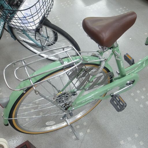26インチ タウンサイクル オートライト 変速なし アウトレット 未使用 自転車 モノ市場半田店 119