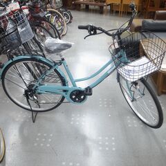26インチ タウンサイクル 外装6段変速 アウトレット 未使用 自転車 モノ市場半田店 119