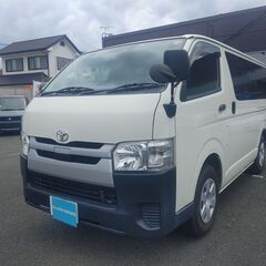 最終値下げ！　車検1年付き　2018年式　ハイエース　走行8.1...