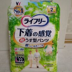 ライフリー 下着の感覚 超うすパンツ 2回吸収 Lサイズ ２２枚