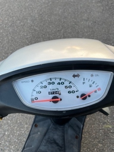 AF35 ライブディオ 2スト タイヤ新品 スペイシー125 元気に走ってます