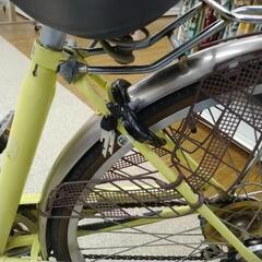 自転車 ギア・LEDライト付き イエロー TJ1194の画像