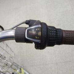 自転車 ギア・LEDライト付き イエロー TJ1194の画像