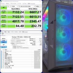 【ゲーミングPC】デスクトップパソコン／Wi-Fi／i5-11400F／RTX3070／MSI／光る 自作PCの画像
