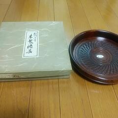 レトロ昭和　木製漆器　天然木　菓子鉢　菓子器③の画像