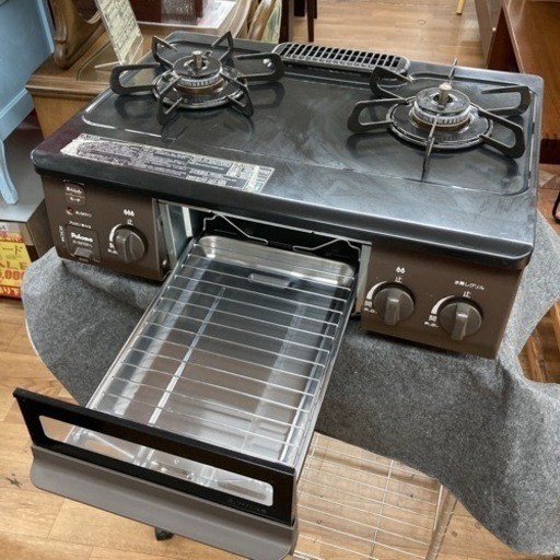S139 ⭐ 美品 パロマ 水無し片面焼グリル コンパクトガステーブル  IC-S37DX-R ⭐動作確認済⭐クリーニング済