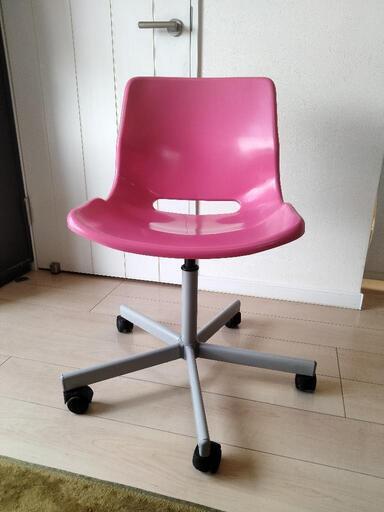 IKEA SNILLE 回転チェア ピンク　デスクチェア　直接引取　大阪