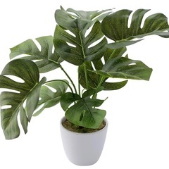 フェイクグリーン・人工観葉植物　モンステラ・23cm