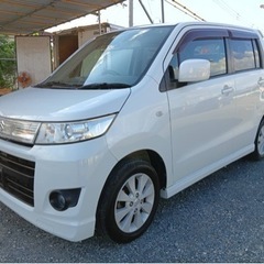 スズキ ワゴンR スティングレー H22 パール 11.9万km...