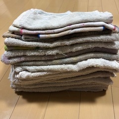古いタオル35枚、ぞうきんに、ボロ布、ペットや、掃除に