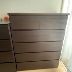 ニトリ　タンス　ダークブラウン　美品