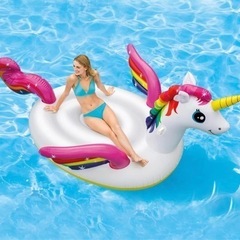 INTEX ユニコーン　フロート　浮き輪の画像