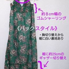 【ちょっと訳アリ】サンドレス👗／フリーサイズ✨初開封委託品の画像