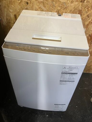 ☆中古￥15,000！【店長おすすめ！】TOSHIBA　8.0㎏洗濯機　家電　2019年製　【BH114】
