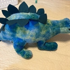 タグ付き　ダイソー　恐竜　ぬいぐるみ　