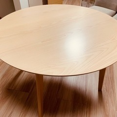 [未使用品]ダイニングテーブル　円形　丸型