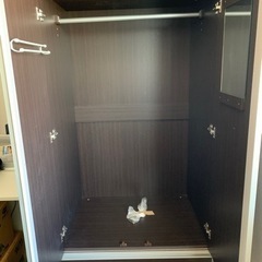 【美品】ニトリ　ワードローブ　トラウト80 衣装クローゼットの画像