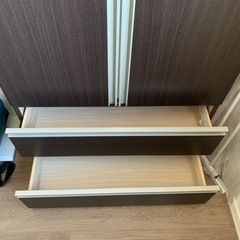 【美品】ニトリ　ワードローブ　トラウト80 衣装クローゼットの画像