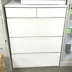 8/30処分/引き出し収納 白 汚れ少し　裏に穴あります
