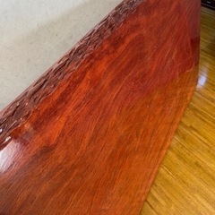 一枚板・座卓・ローテーブル・和室・木・オシャレ・昭和レトロ の画像