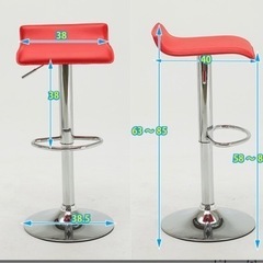 クルクル回る椅子　黒色の画像