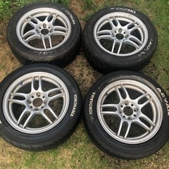 EF9 シビックにて使用 M2販売 15インチホイール 195/...
