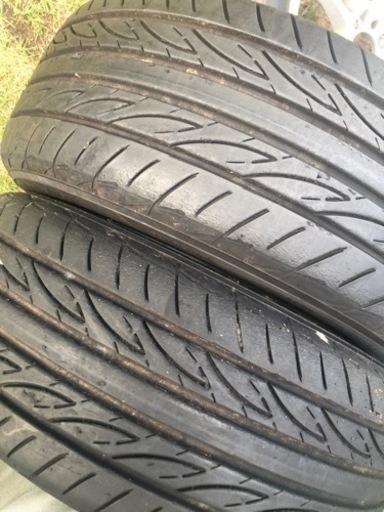 EF9 シビックにて使用 M2販売 15インチホイール 195/55R15 タイヤホイール 4本セット 15×7J ＋43 環状 EF9 シビックにて使用 M2販売 15インチホイール 195/55R15 タイヤ