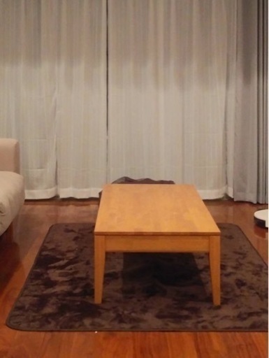 ベルメゾン　引き出し付きローテーブル　120×60  傷なし