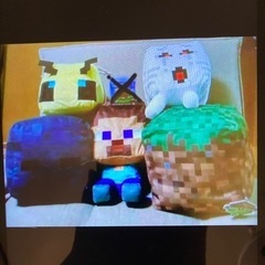 マインクラフト　超BIGぬいぐるみ5個セット