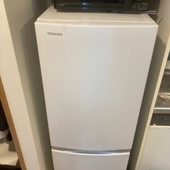 冷蔵庫（東芝）と電子レンジのセット