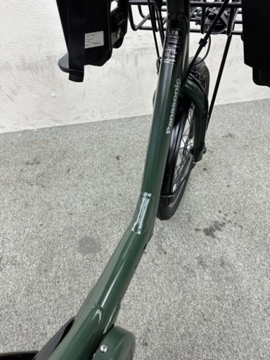 人気な車種　パナソニックギュットアニーズ　3人乗り電動自転車　子供乗せシート付き　お買い得