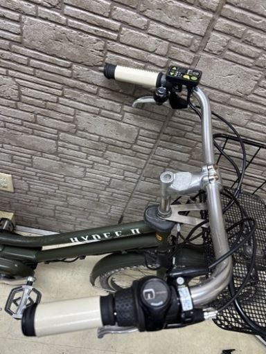 サマーSALE 東京23区配達無料　新基準 ブリヂストン ＨＹＤＥＥ-Ⅱ(ハイディ ツー) 8.7Ah リチウム 電動自転車 中古　BS 1030