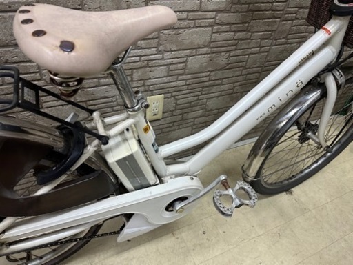 サマーSALE 東京23区配達無料　新基準　ヤマハ　パスmina 8.7Ah リチウム 電動自転車 中古 1031