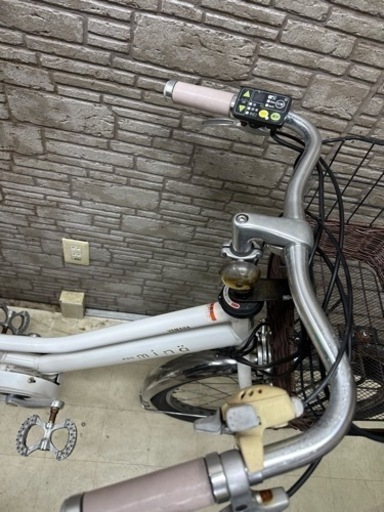 サマーSALE 東京23区配達無料　新基準　ヤマハ　パスmina 8.7Ah リチウム 電動自転車 中古 1031