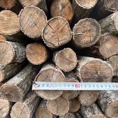 ナラ原木90㎝軽トラック一台分 薪用に
