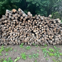 ナラ原木90㎝軽トラック一台分 薪用に